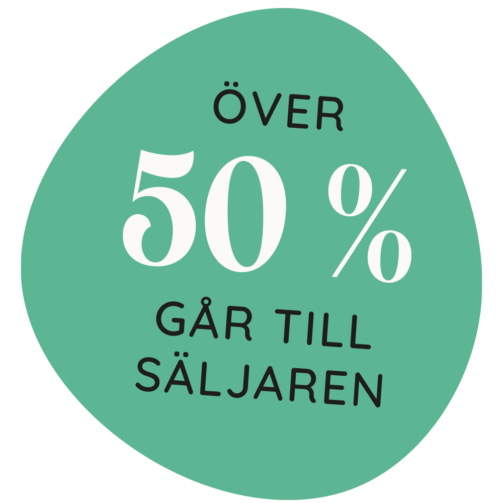 Över 50 % går till säljaren